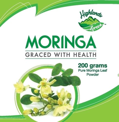 Highlands Green Moringa Oleifera Powder