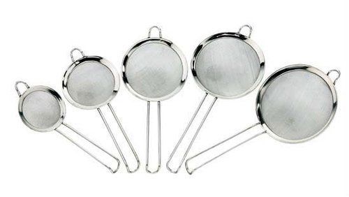 Helmet Handle SS Tea Strainers