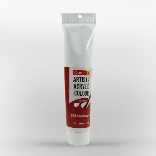 Camlin Artist Acrylic Colour Tubes 120ml Crimson Lake 063