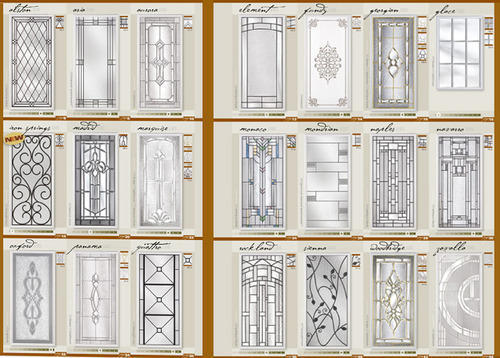 Decorative Glass Door