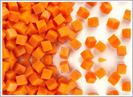 Frozen Carrot Dices