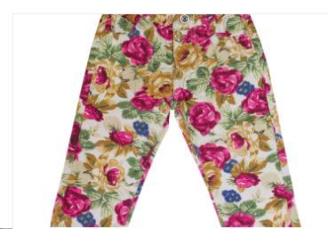 Girls Printed Twill Long Pants 10