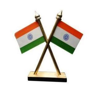 Car Dashboard Indian Flag Stand