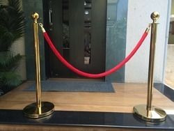 Que Managers with Red Velvet Rope