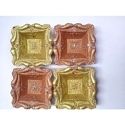 Square Designer Diya Sets