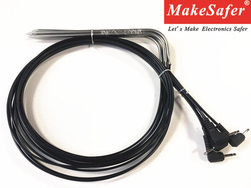 Ptfe Insulated Wire 100K Ntc Thermistor Food Probe For Bbq