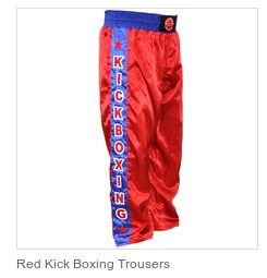 Red Kick Boxing Trouser