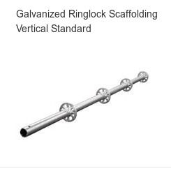 Galvanized Ringlock Scaffolding Vertical Standard