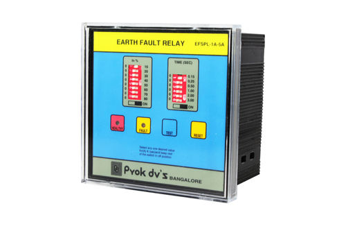 High Efficiency Electrical Numerical Earth Fault Relay With Digital Lcd Display