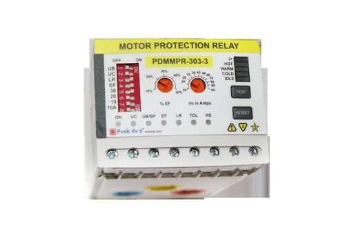 Panel Mounted Heat Resistant Shock Proof Electrical Motor Protection Relay