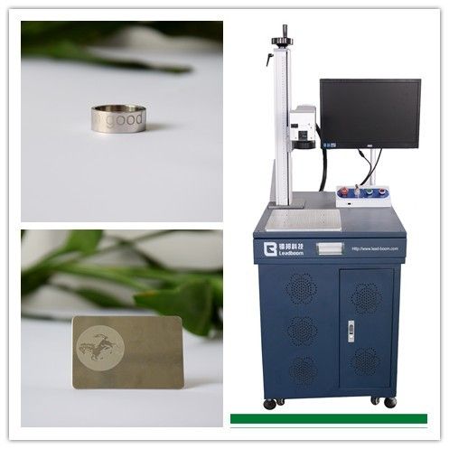 Air Cooling Fiber Laser Marking Machine On Marbles