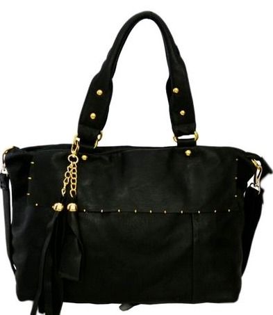 Studded Front Flap Sechel Handbag