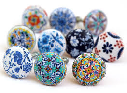 Printed Design Door And Cabinet Knobs