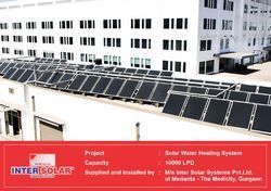 Inter Solar Water Heating System for Hospital