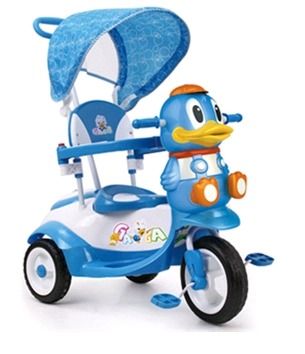 Children Tricycle - Ergonomic Design, Smart Utility Storage Space for Essentials During Rides