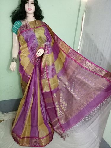 Tasser Cotton Tant Sarees