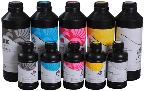 UV Curable ink for Ricoh Gen-5 soft media as PVC banner By Umall Ink International Co.