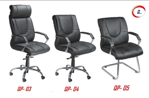 Leather Office Chair - Premium Leatherette, Contemporary Design | 12 Months Warranty, Easy Assembly, Adjustable for Comfort