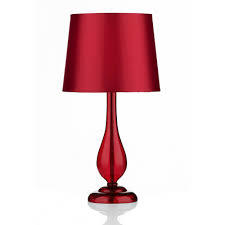 Standard Red Table Lamp