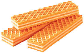 Crunchy Wafers - Premium Quality, Individually Wrapped, Lightly Sweetened Crunchy Texture, Ideal Snack Option