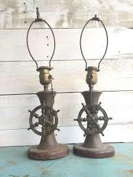 Repaired Antique Table Lamp