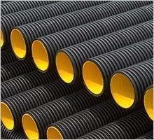 HDPE Double Wall Corrugated Pipe - Virgin HDPE Material, Underground Cable Protection for Telecom & Power Use