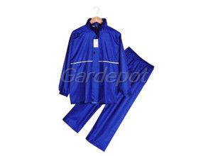 Black High Quality Raincoat Set