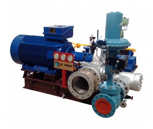 Pressure Reducing Saturated Steam Turbine - Operates at 8 Kg/cm2g Inlet Pressure | PLC Panel Control, Eliminates Superheat for Enhanced Heat Transfer