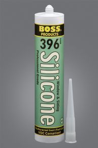 BOSS 396 Window and Siding Silicone Sealant (Clear & Colors)