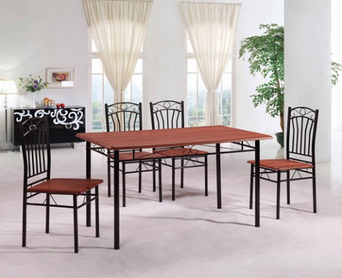 Mdf बोर्ड डाइनिंग टेबल और कुर्सियां