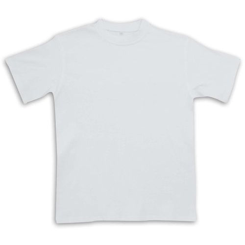 Men'S White Cotton T Shirt