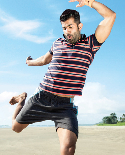 Move Stripes Polo Tee