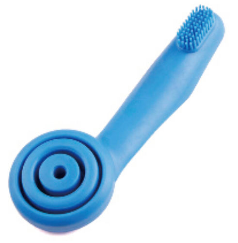 2017 Blue Plastic Pet Toothbrush