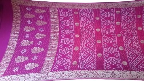 Printed Bandhani Sarees