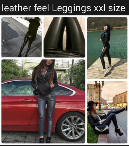 Ladies Leather Leggings