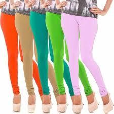 Colored Cotton Leggings