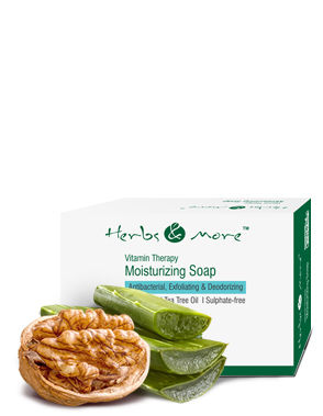 Vitamin Therapy Moisturizing Soap - Tea Tree Oil Enriched, Sulphate & Parabens-Free, Vitamin E, Aloe Vera & Walnut Scrub для Deep Hydration & Anti-Aging Benefits