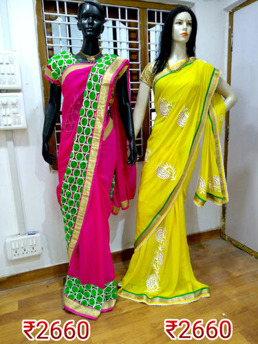 Chiffon Georgette Saree