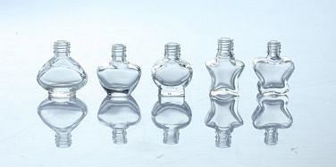 Cosmetic Bottles And Jars For Perfume And Nail Polish