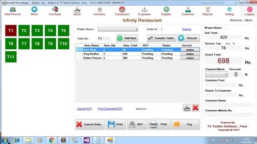 Restaurant Billing Software