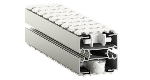 Multi-Flexing Plastic Chain Conveyor Systems With Aluminum Beam