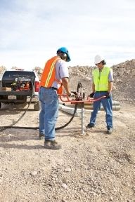 Deep Post Hole Boring Machine