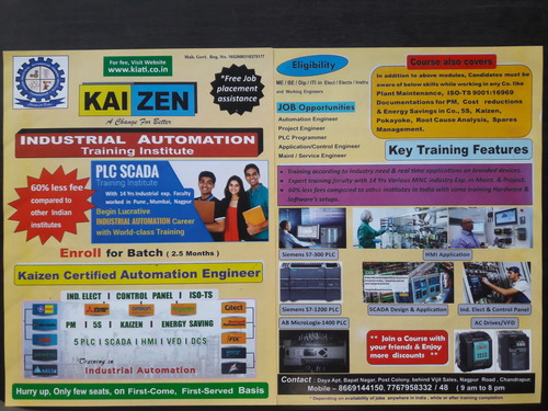Industrial Automation Training By Kaizen Industrial Automation Training Institute