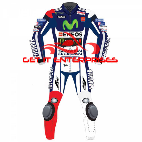 Jorge Lorenzo Motorbike Motorcycle Racing Leather Suit