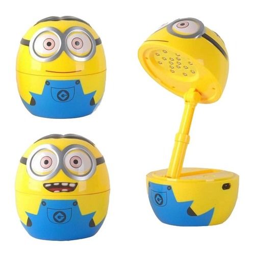 Yellow Minion Kids Table Led Lamp