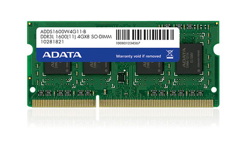 Adata 4gb Ddr3l 1600 204 Pin So-dimm Laptop Memory