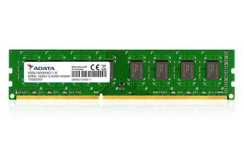 Adata 8gb Ddr3l 1600 240 पिन अनबफ़र्ड Dimm डेस्कटॉप रैम