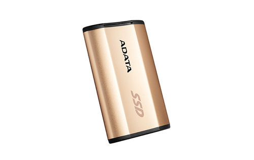 Adata Se730 25gb Usb 3.1 - टाइप-सी एक्सटर्नल सॉलिड स्टेट ड्राइव - गोल्ड