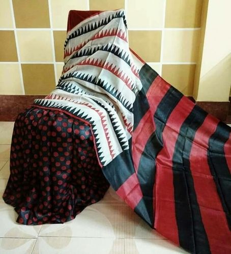 Block Printed Silk Sarees