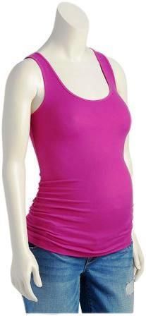 Pink Maternity Tank Top